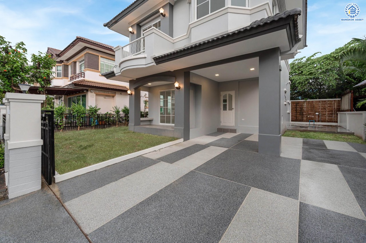 บ้านมือสองตกแต่งใหม่ โครงการ นันทวัน พระราม5 ตกแต่งหรูหรา หลังใหญ่กว่า 62 ตร.ว. ฟังก์ชันจัดเต็ม 3 ห้องนอน 2 ห้องน้ำ จอดรถได้ 2 คัน รองรับทุกความสุข ทำเลเดินทางสะดวก ใกล้ทางด่วน "กาญจนาภิเษก" และรถไฟฟ้า "สถานีบางรักใหญ่"...